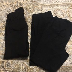 3 pair maternity leggings